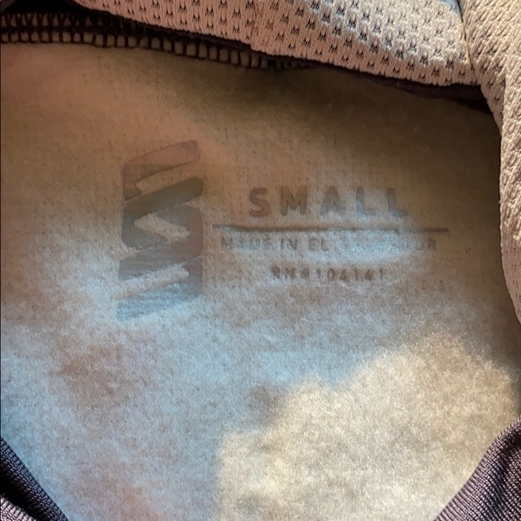 White and Grey Workout Sweatshirt - Picture 2 of 3